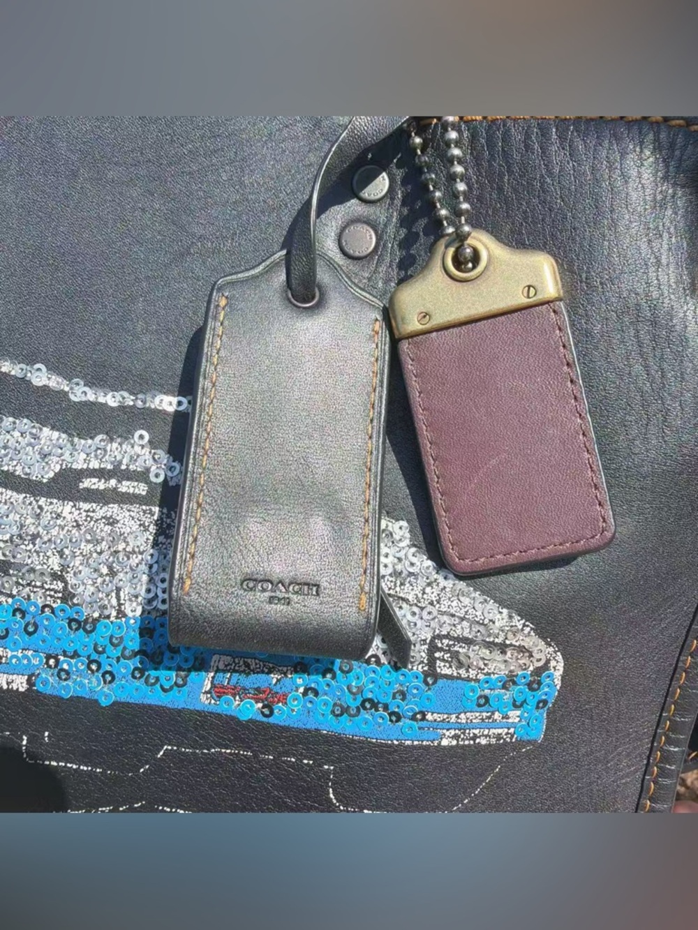 Coach Rogue 30 With Car Motif 58151 - Picture 5 of 13